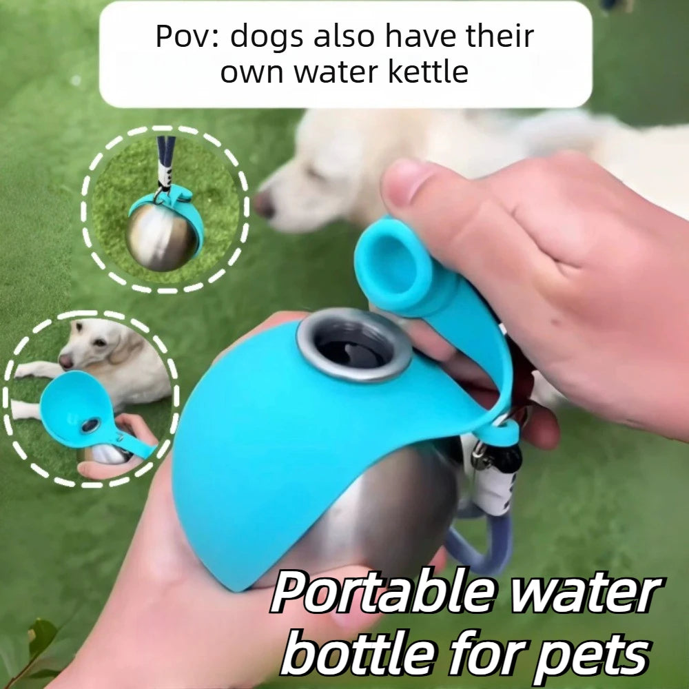 PawFlask™ — Spill-Proof Dog Water Bottle | 285 ml Stainless Steel